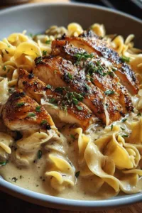 Easy Chicken with Buttered Noodles Recipe - Comforting Family Dinner in 30 Minutes