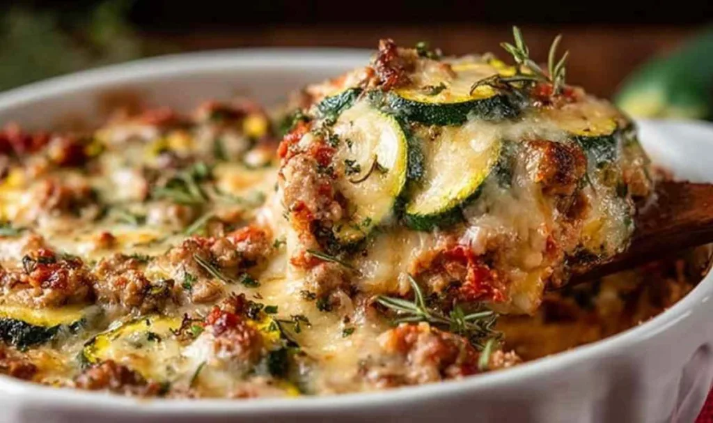Ground Turkey Zucchini Casserole Healthy Comfort Food