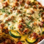 Ground Turkey Zucchini Casserole Healthy Comfort Food
