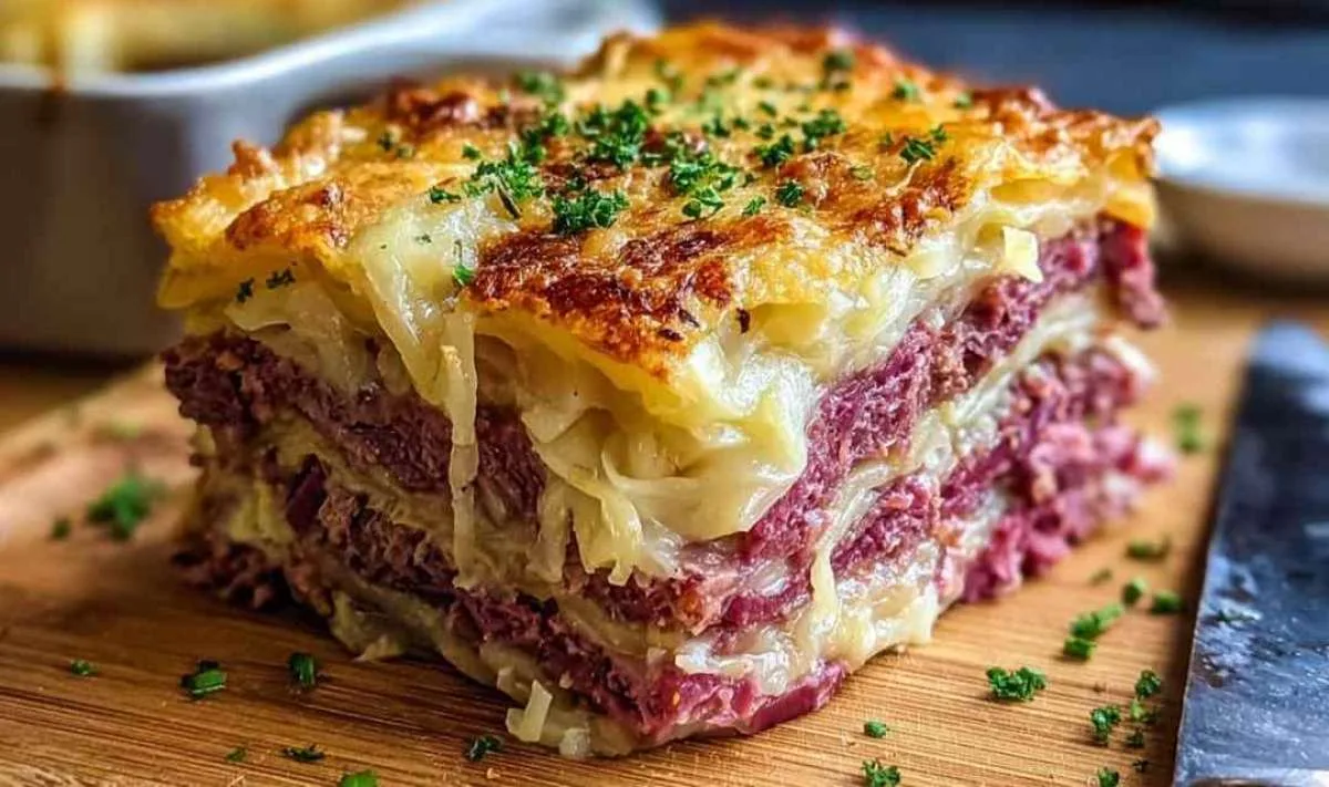 Homemade Reuben Bake: Classic Comfort in Casserole Form