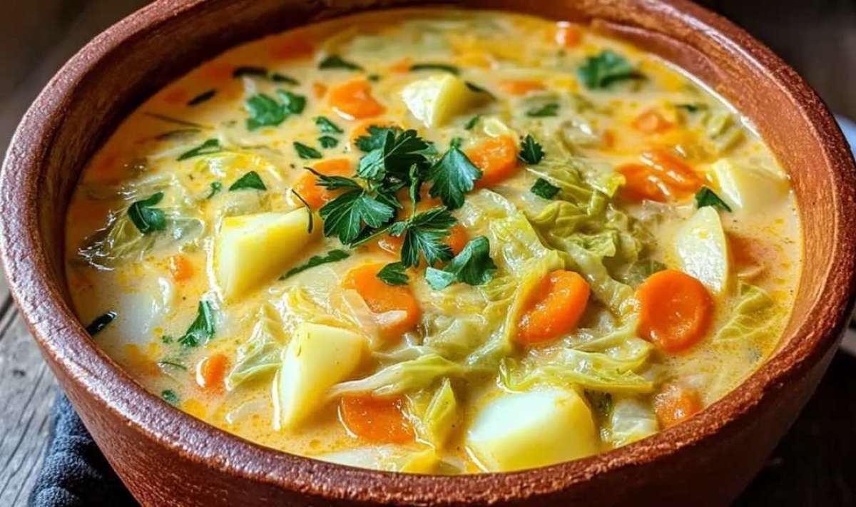 One-Pot Creamy Cabbage Soup Recipe