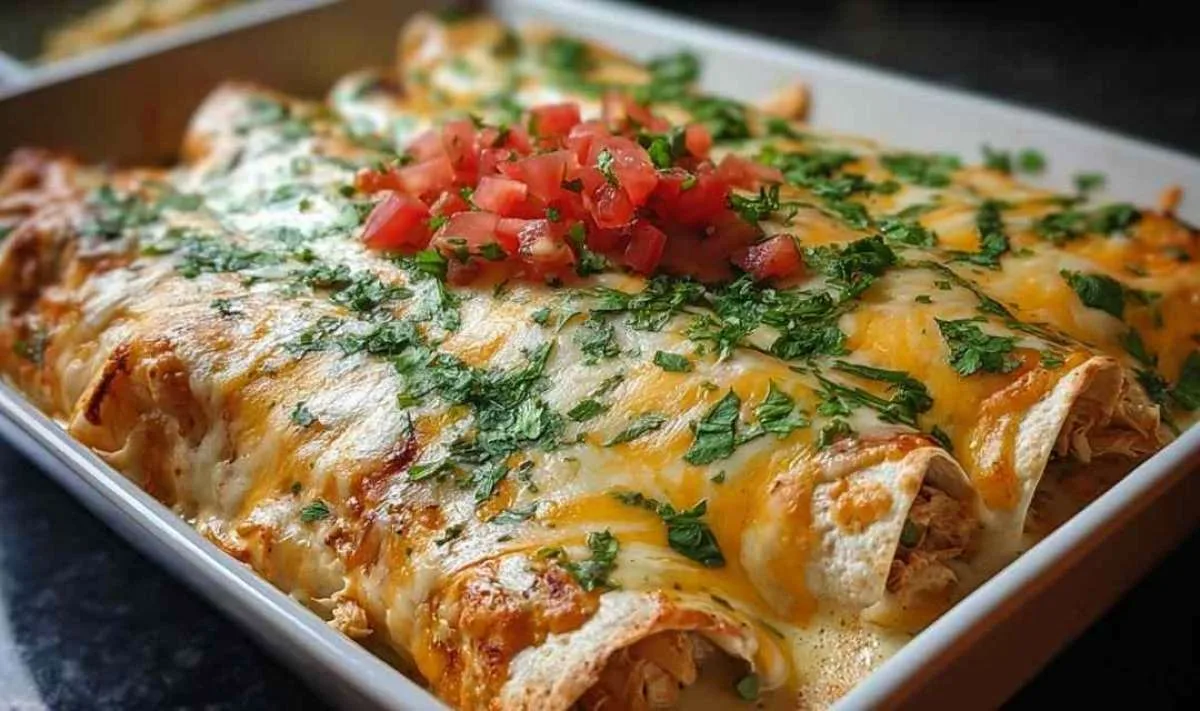 Queso Chicken Enchiladas: Easy 10-Minute Weeknight Dinner