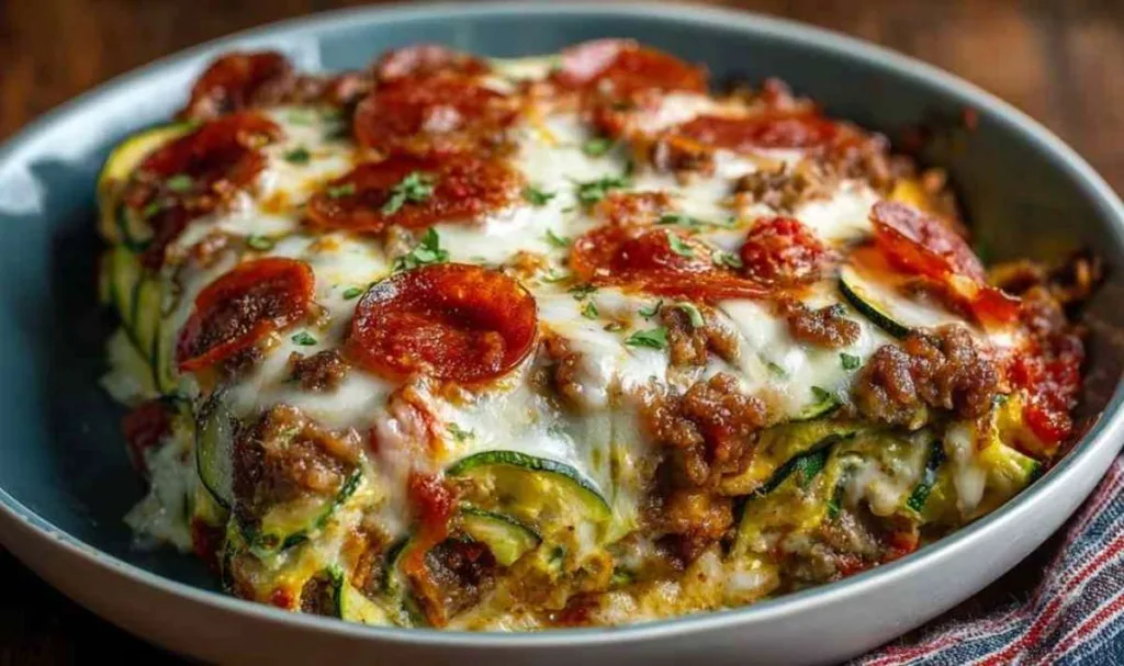 Zucchini Pizza Casserole Low-Carb Comfort Your Family Will Crave