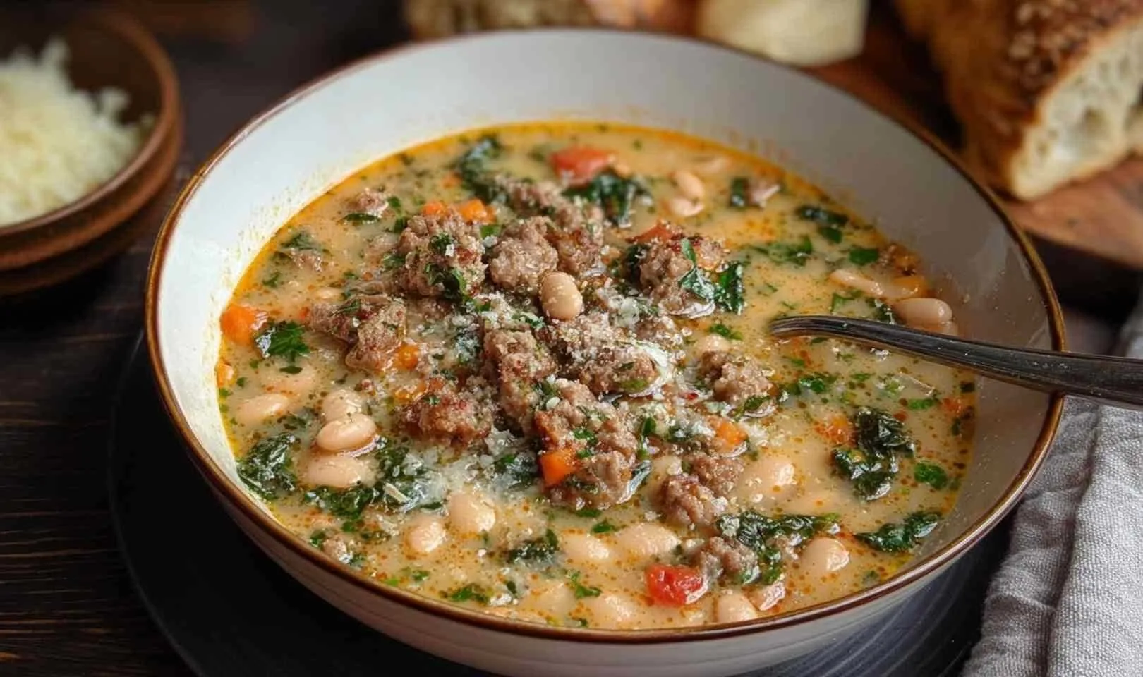 Sausage and White Bean Soup (Italian Style)