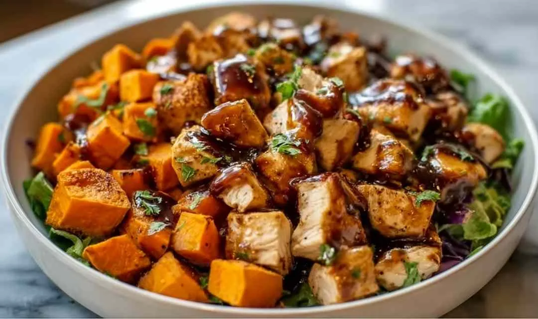 BBQ Chicken Sweet Potato Bowl