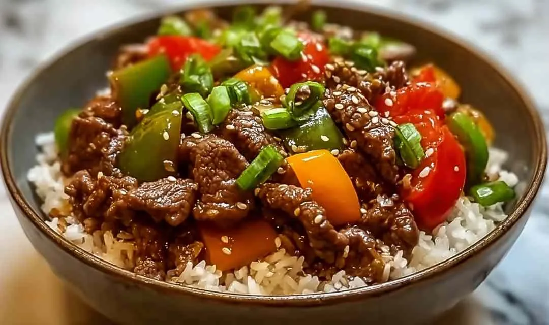 Beef Pepper Rice Bowl: Quick 40-Minute Weeknight Winner