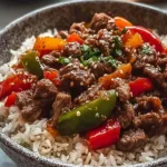 Beef Pepper Rice Bowl Quick 40-Minute Weeknight Winner