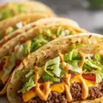 Big Mac Style Smash Burger Tacos