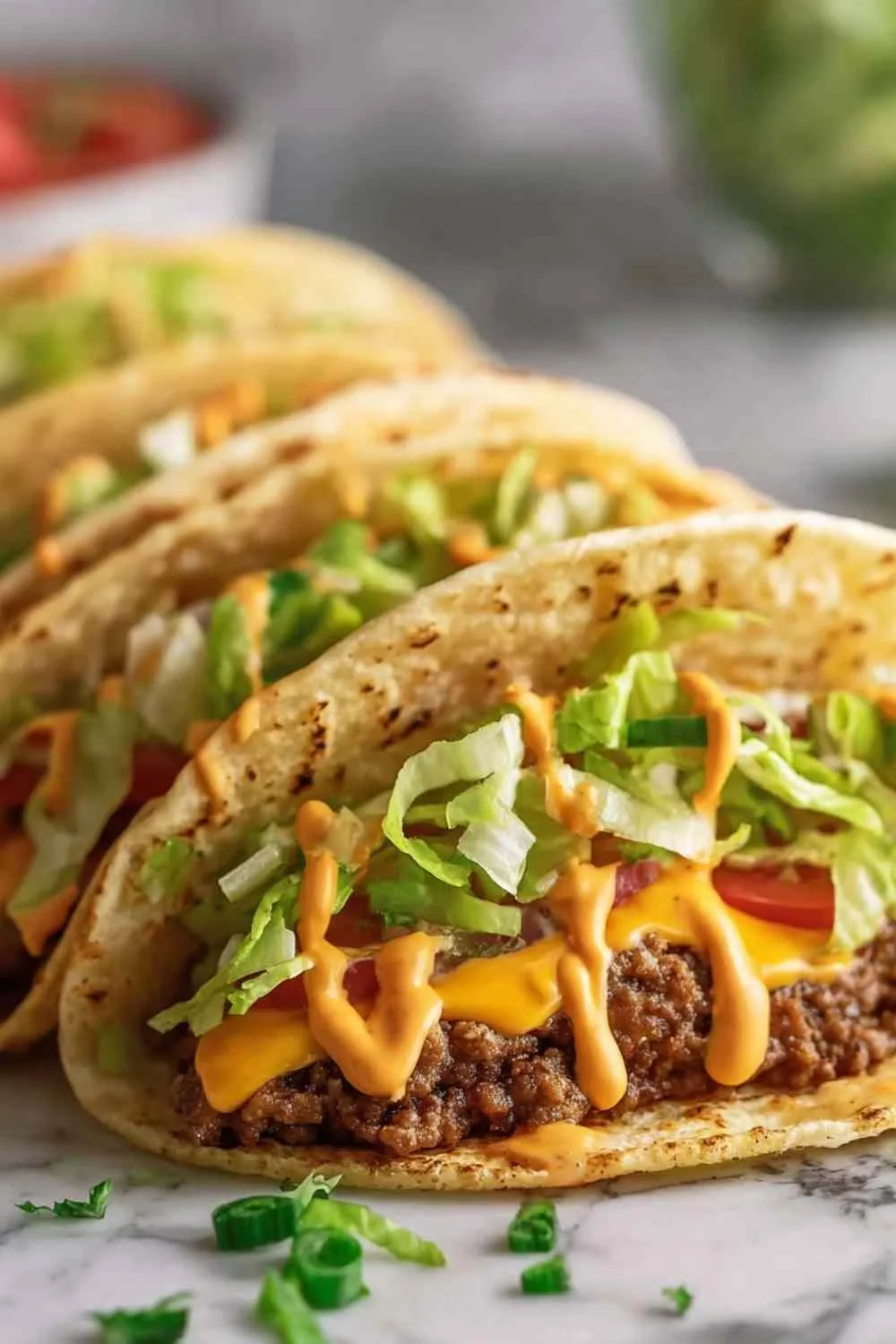 Big Mac Style Smash Burger Tacos