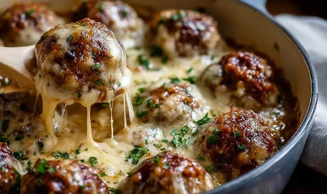 Cheesy French Onion Meatballs: Comfort Food Made Easy