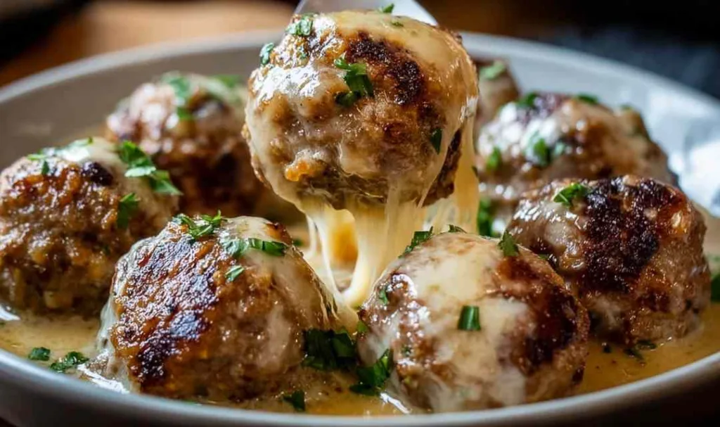 Cheesy French Onion Meatballs Comfort Food Made Easy