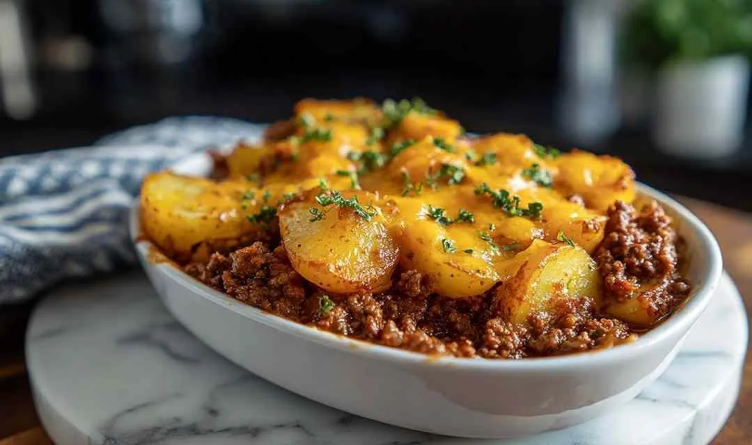 Cheesy Ground Beef and Potatoes