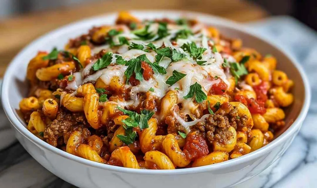 Cheesy Taco Pasta