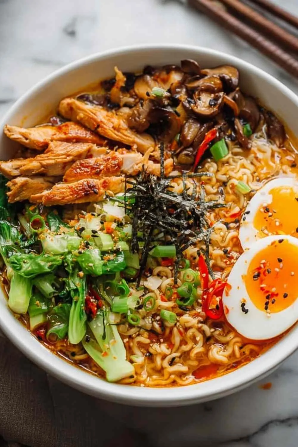 Chicken Ramen Recipe (The Best Comfort Bowl)