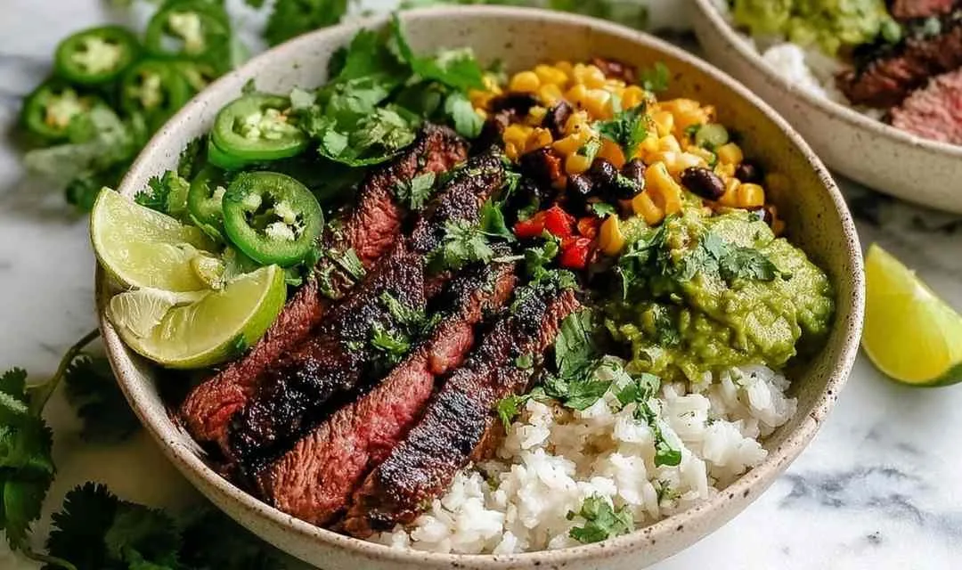 Cilantro Lime Steak Bowls Recipe in 30 Minutes