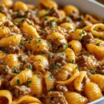 Creamy Beef and Shells Recipe