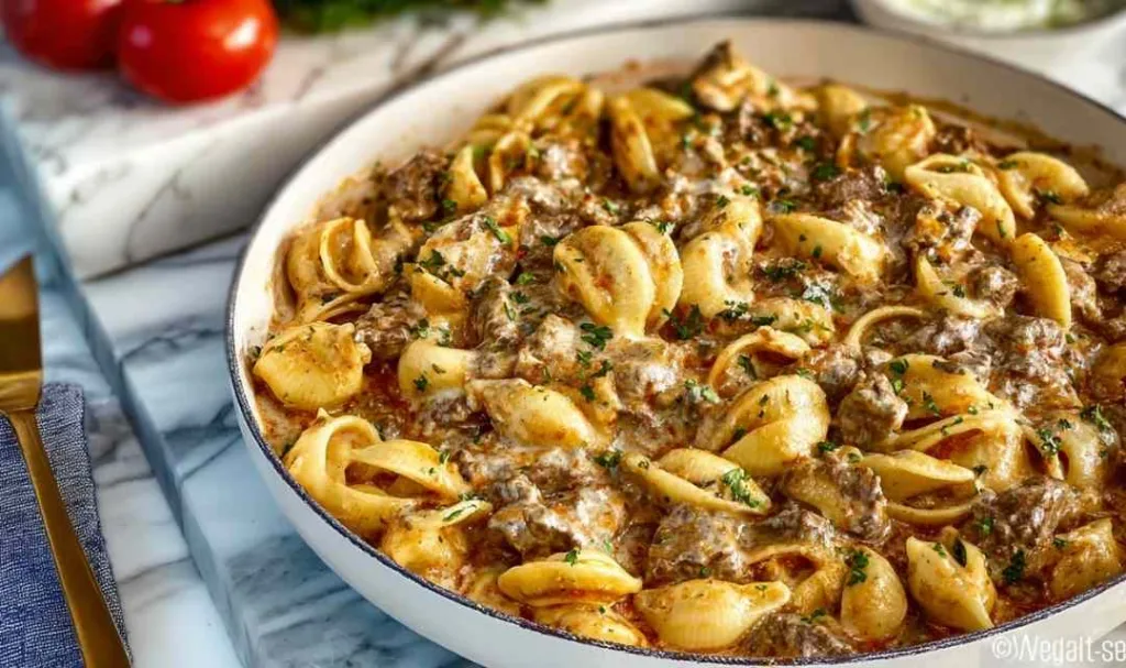Creamy Beef and Shells The Ultimate 30-Minute Comfort Dinner