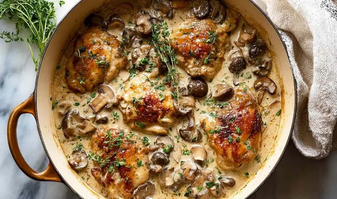 Creamy Mushroom Chicken: One-Pan Comfort in 30 Minutes
