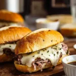 Crock Pot French Dip Sandwiches Easy 7-Hour Slow Cooker Recipe