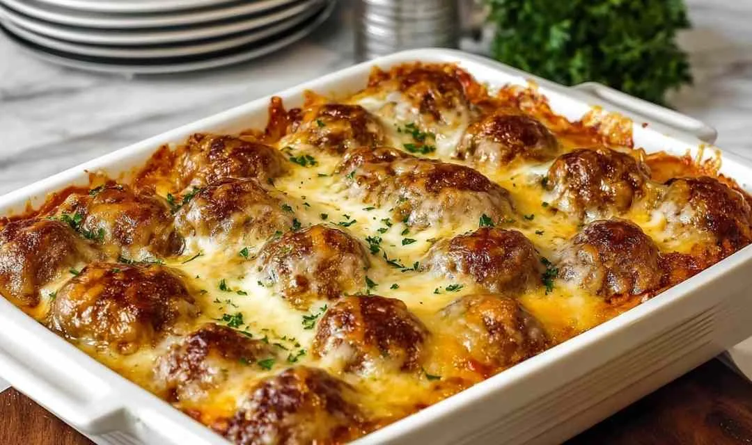 Dump-and-Bake Meatball Casserole: Simple 5-Ingredient Dinner