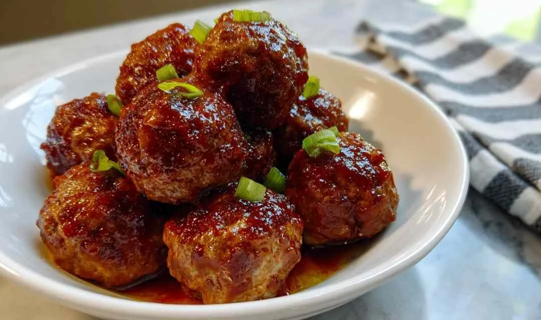 Easy Mongolian meatballs