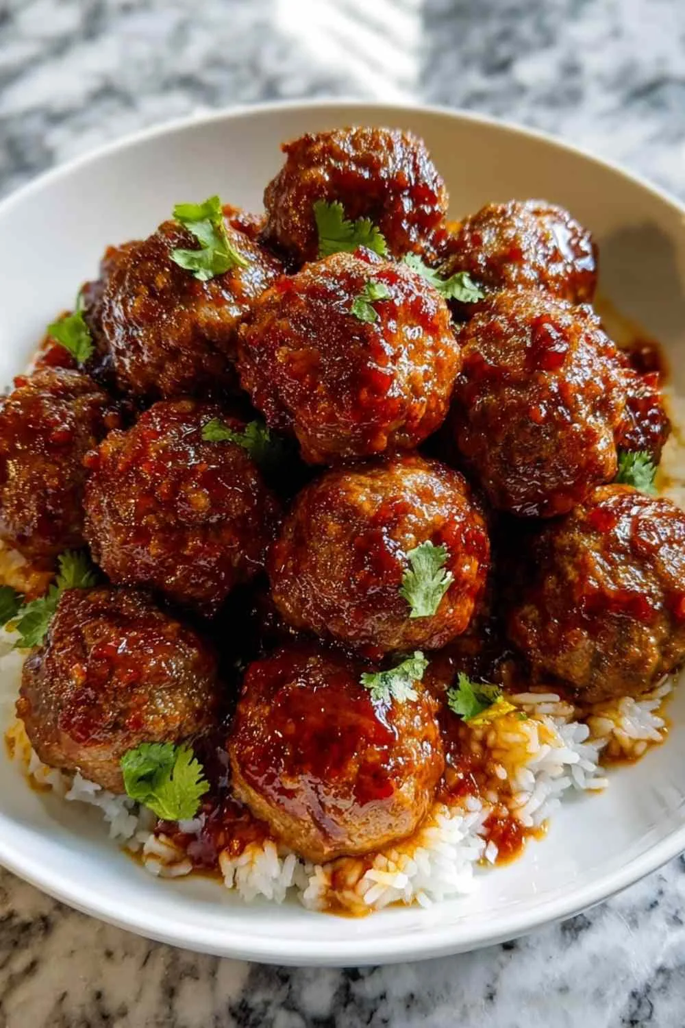 Easy Mongolian meatballs