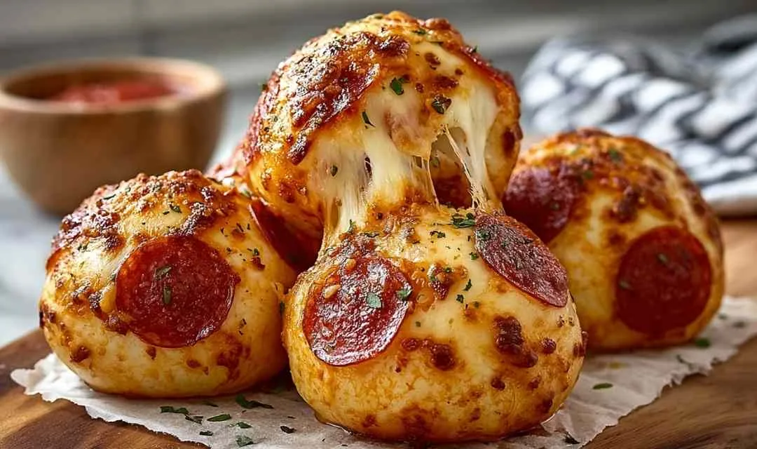 Easy Pepperoni Pizza Bombs: Golden, Cheesy Bites Ready in 25 Minutes