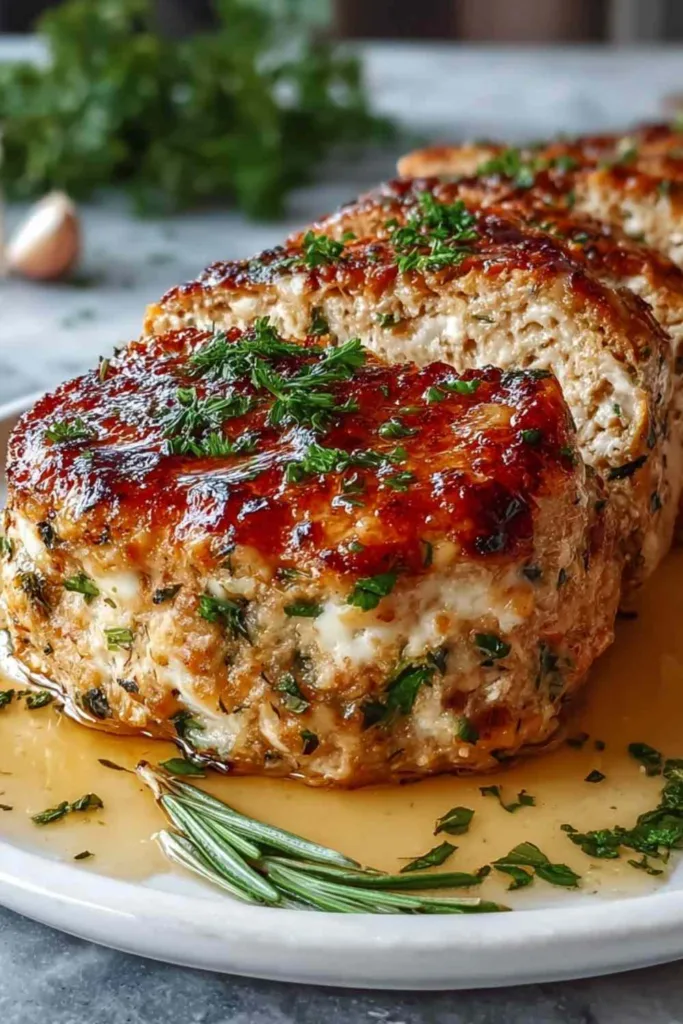 Garlic Parmesan Chicken Meatloaf Lean 70-Minute Family Favorite