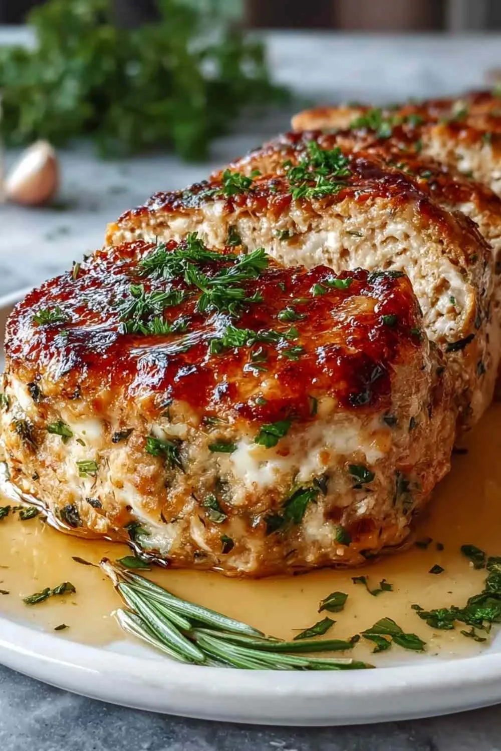 Garlic Parmesan Chicken Meatloaf Lean 70-Minute Family Favorite