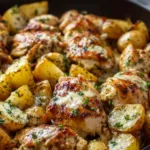 Garlic Parmesan Chicken and Potatoes