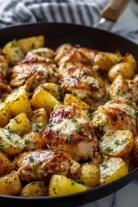Garlic Parmesan Chicken and Potatoes