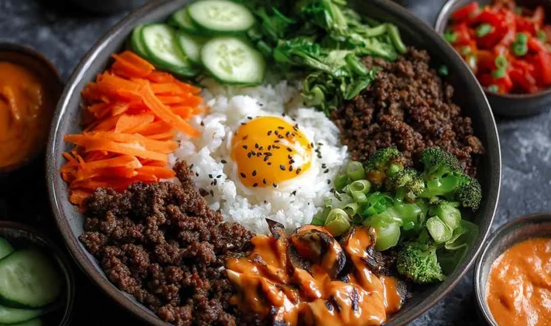Ground Beef Bulgogi Bowls
