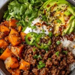 Ground Beef Hot Honey Bowl Recipe