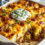 Ground Beef and Potatoes Casserole