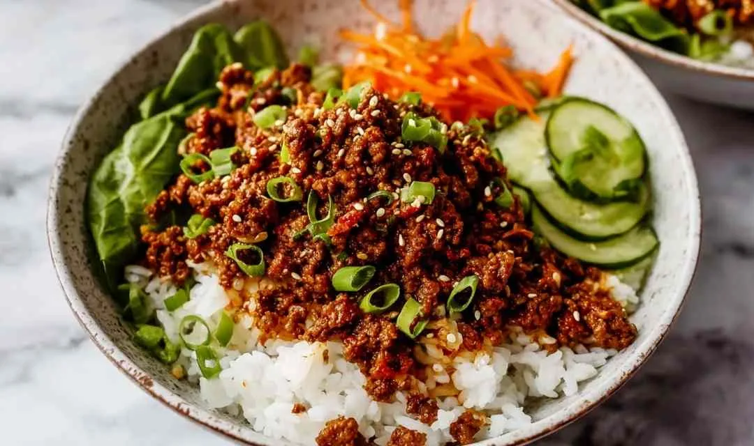 Ground beef bulgogi