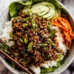 Ground beef bulgogi