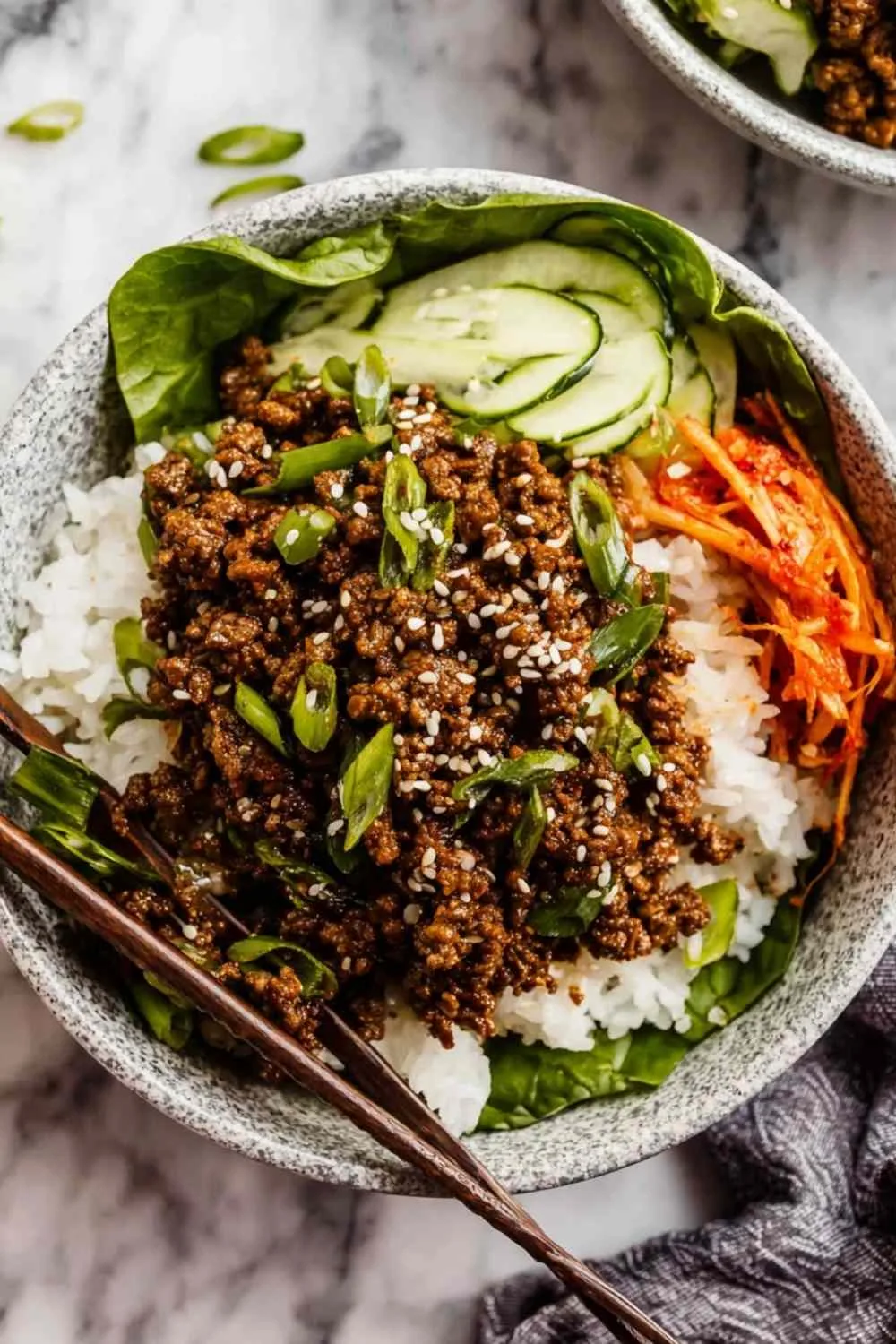 Ground beef bulgogi