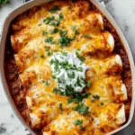 Ground beef enchiladas