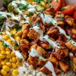 HIGH PROTEIN BBQ RANCH CHICKEN BOWL