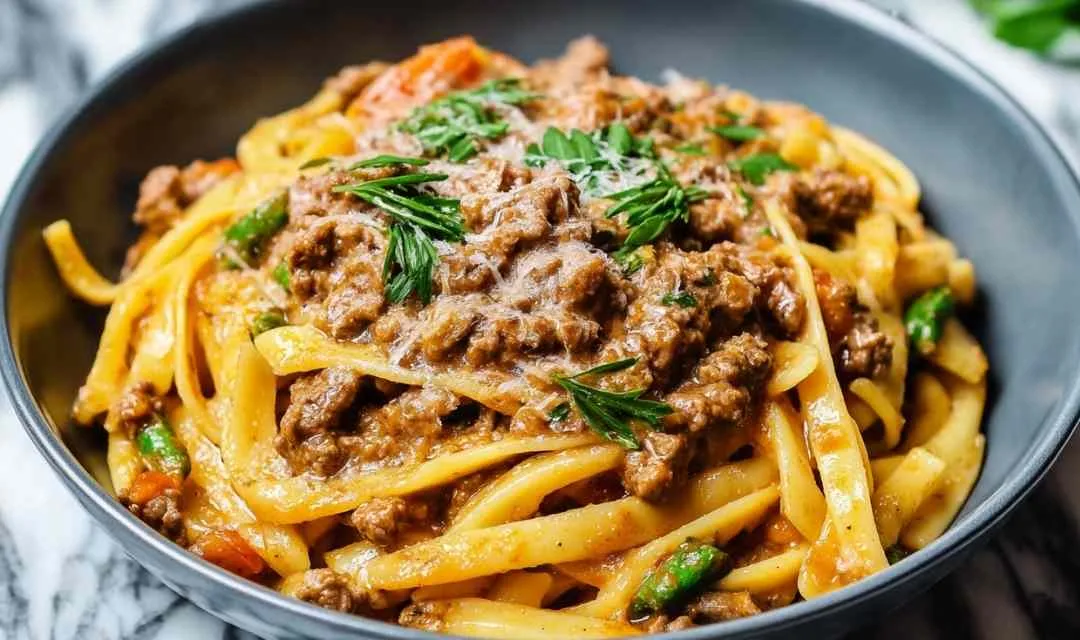 High Protein Creamy Beef Pasta Recipe for Quick Weeknight Dinners