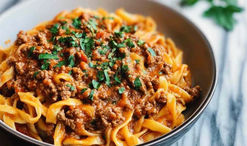 High Protein Creamy Beef Pasta Recipe for Quick Weeknight Dinners