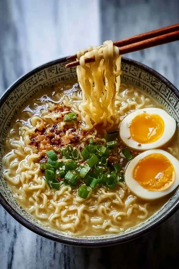 High Protein Easy Ramen Noodle Soup