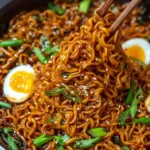 High Protein Easy Saucy Ramen Noodles 30+ Grams in 20 Minutes