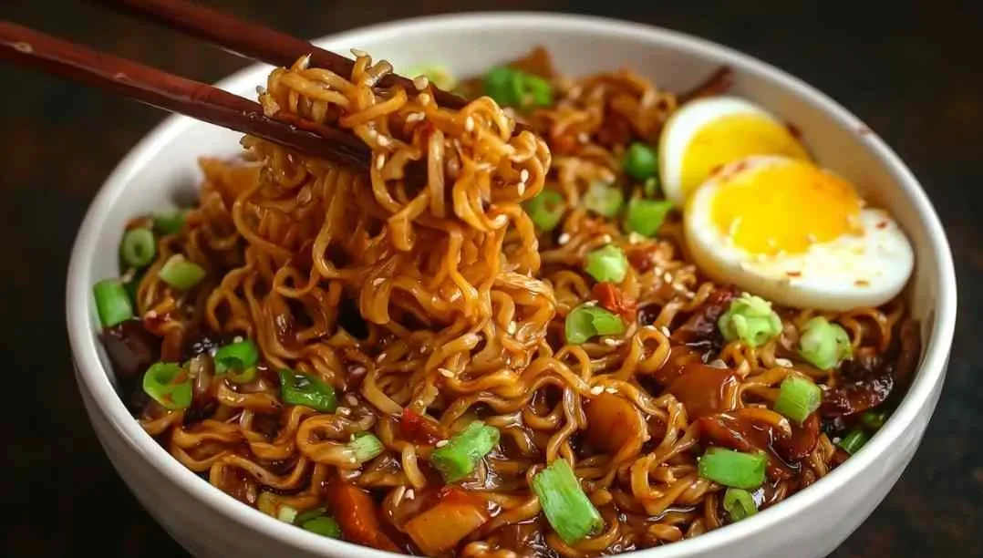 High Protein Easy Saucy Ramen Noodles: 30+ Grams in 20 Minutes