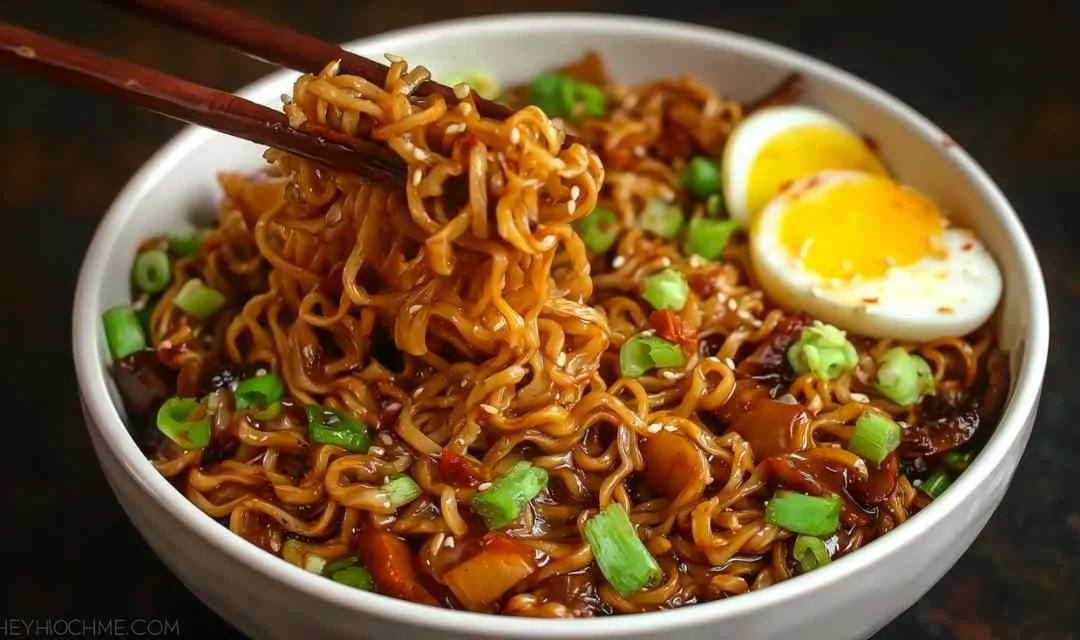 High Protein Easy Saucy Ramen Noodles: 30+ Grams in 20 Minutes