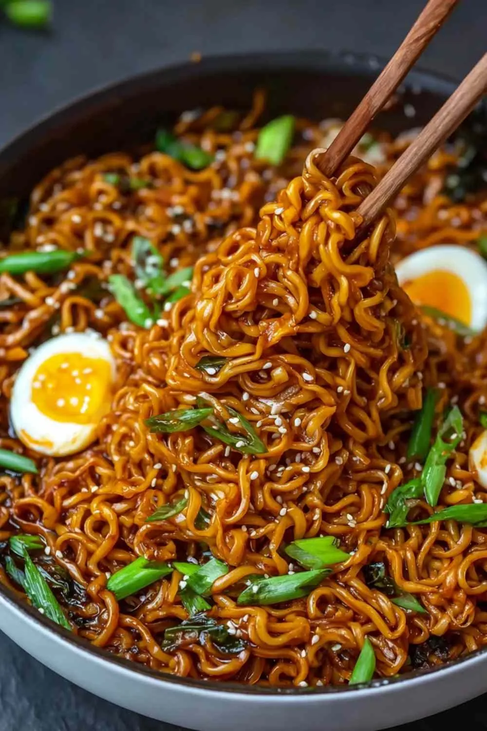 High Protein Easy Saucy Ramen Noodles 30+ Grams in 20 Minutes