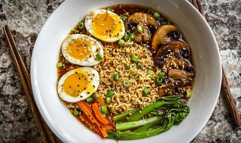 High Protein Honey Garlic Ramen 30g Protein in 30 Minutes