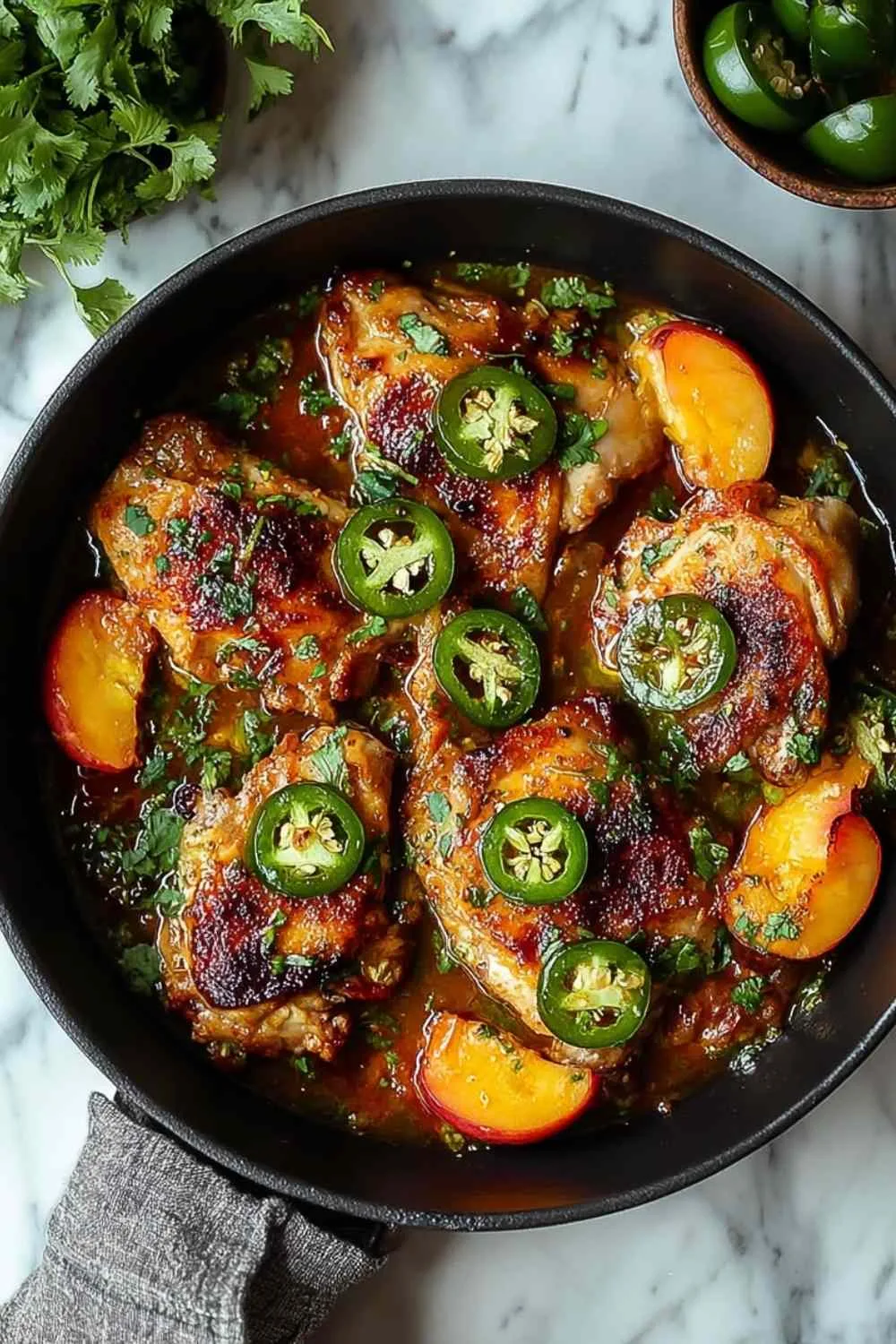 Jalapeno Peach Chicken Bold Sweet and Spicy Dinner in 50 Minutes