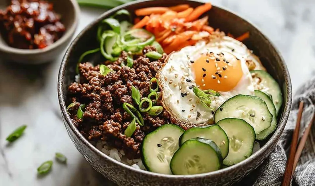 Korean Ground Beef Bowl
