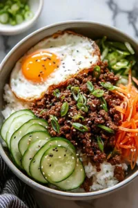 Korean Ground Beef Bowl